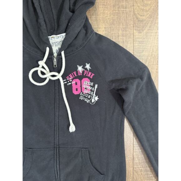 Victoria Secret Pink Rare Vintage Sweatsuit University Of Pink Crop Pants XS - Picture 5 of 11